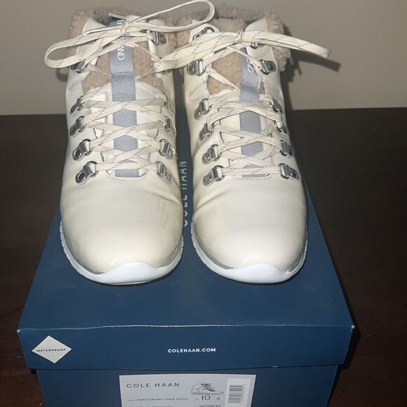 EUC Cole Haan Zero Grand Patent Leather Hiker Boot - Picture 5 of 12